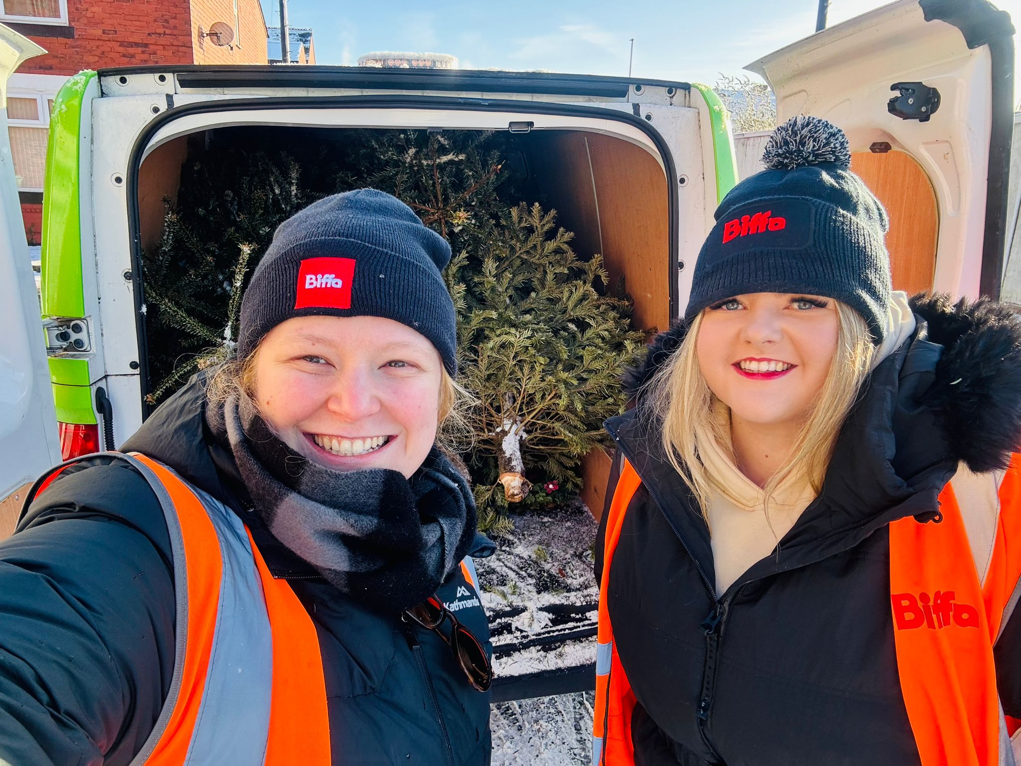 Just Helping Biffa tree-cycling crew